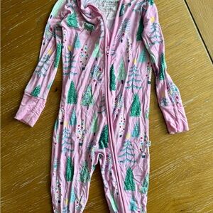 Little Sleepies Pink and Green Trees